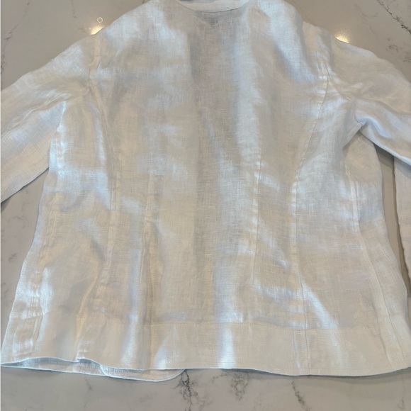 Jones New York White Button-Up Top - Picture 6 of 6